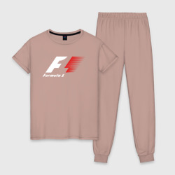 Женская пижама хлопок Formula 1