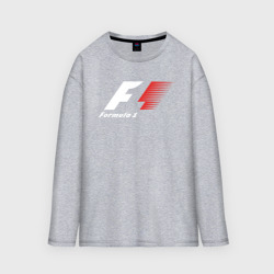 Женский лонгслив oversize хлопок Formula 1