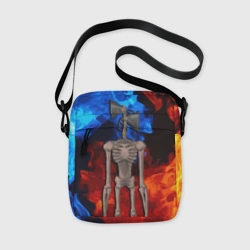 Сумка через плечо 3D Сиреноголовый огонь