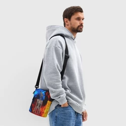 Сумка через плечо 3D Сиреноголовый огонь - фото 2