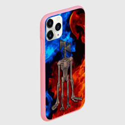 Чехол для iPhone 11 Pro Max матовый Сиреноголовый огонь - фото 2