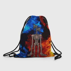 Рюкзак-мешок 3D Сиреноголовый огонь