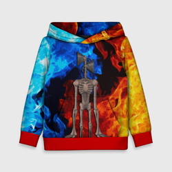 Детская толстовка 3D Сиреноголовый огонь