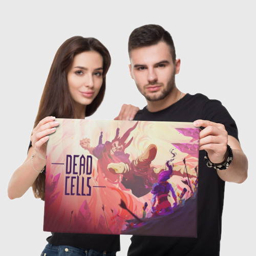 Холст прямоугольный Battle Dead Cells, цвет 3D печать - фото 5