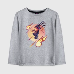 Детский лонгслив хлопок Fire Dead Cells