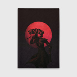 Обложка для автодокументов Красная луна