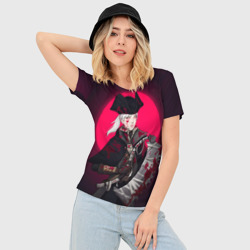 Женская футболка 3D Slim Охотница - фото 2