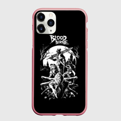 Чехол для iPhone 11 Pro Max матовый Бладборн чб
