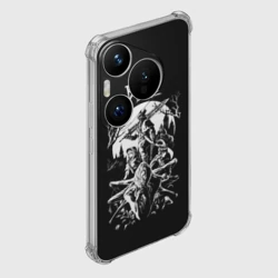 Чехол для Huawei Pura 70 Бладборн чб - фото 2