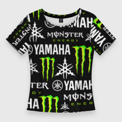 Женская футболка 3D Slim Yamaha X monster sport
