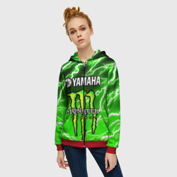 Женская толстовка 3D на молнии Yamaha X monster sport - фото 2