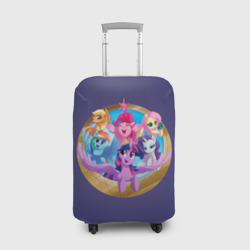Чехол для чемодана 3D Pony team