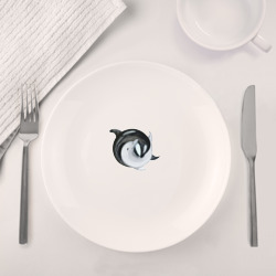 Набор: тарелка + кружка Инь Янь - фото 2