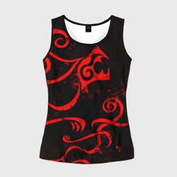 Женская майка 3D Татуировка Дракена