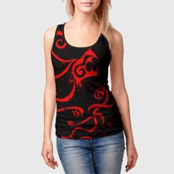 Женская майка 3D Татуировка Дракена - фото 2