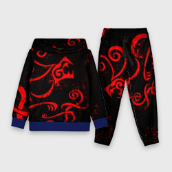 Детский костюм с толстовкой 3D Татуировка Дракена