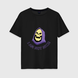 Женская футболка хлопок Oversize Skeletor Скелетор