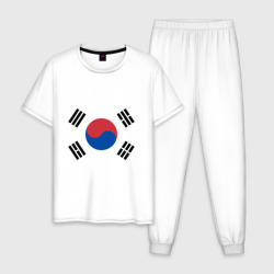 Мужская пижама хлопок Корея Корейский флаг