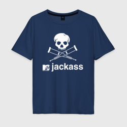 Мужская футболка хлопок Oversize Jackass