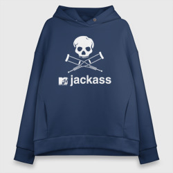 Женское худи Oversize хлопок Jackass