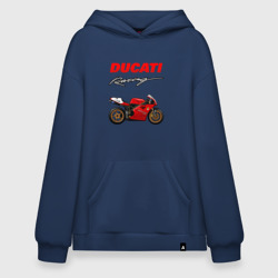 Худи SuperOversize хлопок Ducati Дукати motosport