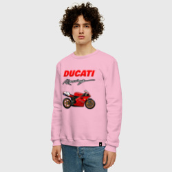 Мужской свитшот хлопок Ducati Дукати motosport - фото 2