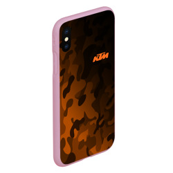 Чехол для iPhone XS Max матовый KTM КТМ camo racing - фото 2