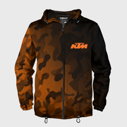 Мужская ветровка 3D KTM КТМ camo racing