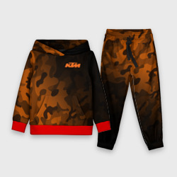 Детский костюм с толстовкой 3D KTM КТМ camo racing