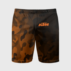 Мужские шорты спортивные KTM КТМ camo racing