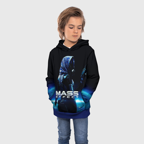 Детская толстовка 3D Mass Effect Тали Зора, цвет синий - фото 3