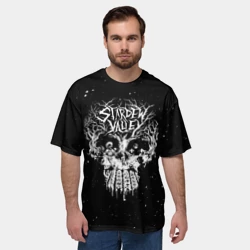 Мужская футболка oversize 3D Stardew Valley Skull - фото 2