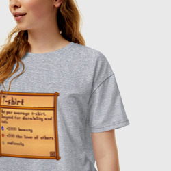 Женская футболка хлопок Oversize T-shirt SV - фото 2