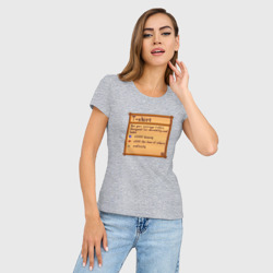 Женская футболка хлопок Slim T-shirt SV - фото 2