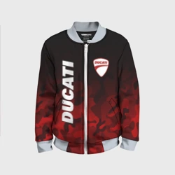 Детский бомбер 3D Ducati Дукати камуфляж