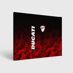 Холст прямоугольный Ducati Дукати камуфляж