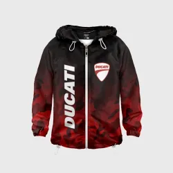 Детская ветровка 3D Ducati Дукати камуфляж