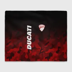 Плед 3D Ducati Дукати камуфляж