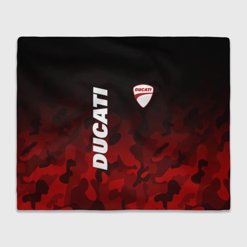 Плед 3D Ducati Дукати камуфляж