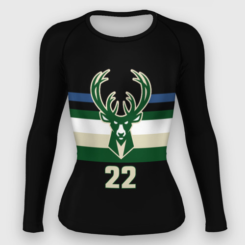 Женский рашгард 3D Milwaukee Bucks форма, цвет 3D печать