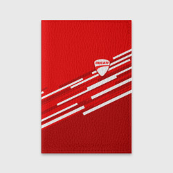 Обложка для паспорта матовая кожа Ducati Дукати