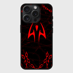 Чехол силиконовый для Apple iPhone 15 Pro матовый Sukuna Итадори