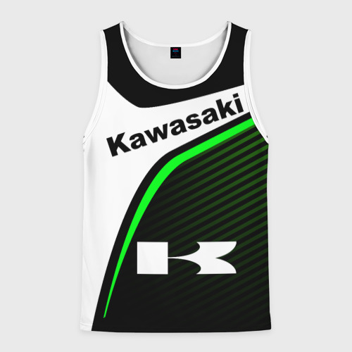 Мужская майка 3D Kawasaki Кавасаки sport