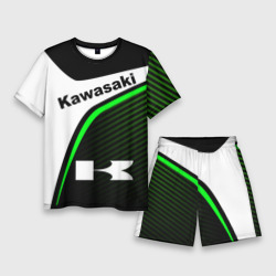 Мужской костюм с шортами 3D Kawasaki Кавасаки sport