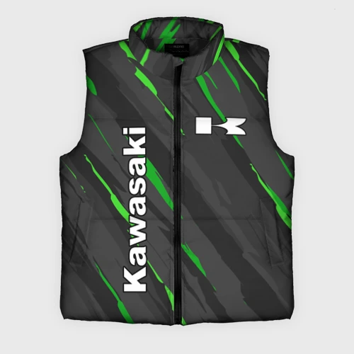 Мужской жилет утепленный 3D Kawasaki Кавасаки sport