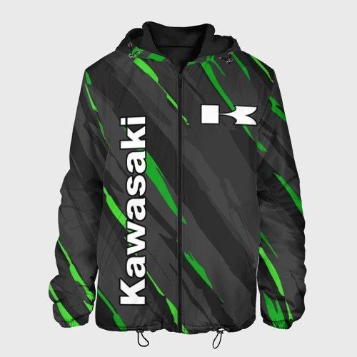 Мужская куртка 3D Kawasaki Кавасаки sport