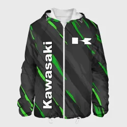 Мужская куртка 3D Kawasaki Кавасаки sport