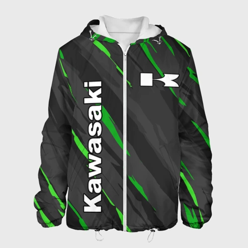Мужская куртка 3D Kawasaki Кавасаки sport