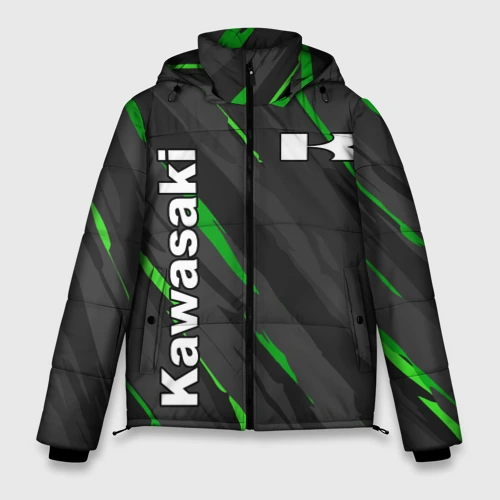 Мужская зимняя куртка 3D Kawasaki Кавасаки sport