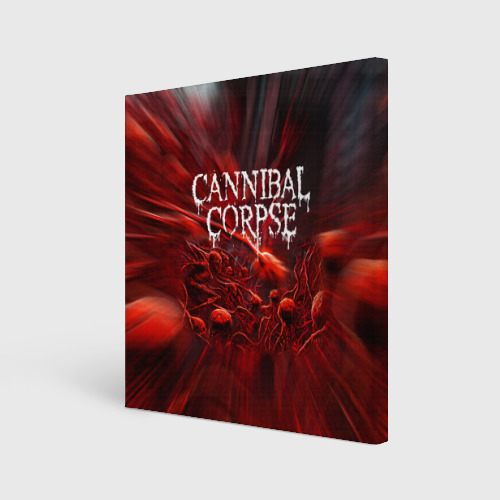 Холст квадратный Blood Cannibal Corpse Труп Каннибала, цвет 3D печать